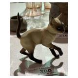 Vintage Lefton Siamese Cat Figurine