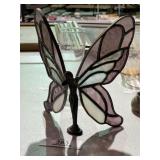 Vintage Stain Glass Butterfly Fairy