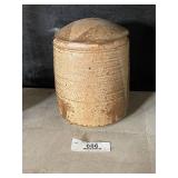 Vintage Stoneware Pottery Crock & Lid