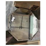 Vintage Framed Beveled Mirror