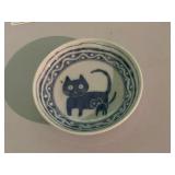 Japanese Minoware Porcelain Trinket Dish