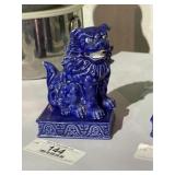 Porcelain Foo Dog Lion Statue