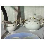 Porcelain Sugar & Creamer Set