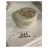 Porcelain Trinket Box & Lid