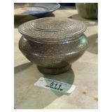 Brown Ceramic Jar