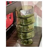 Vintage Anchor Hocking Footed Sherbets