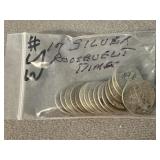 17 Mercury Silver Dimes