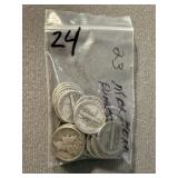 23 Mercury Silver Dimes