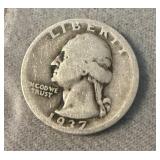 1937 Washington Silver Quarter