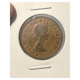 1962 British Half Penny