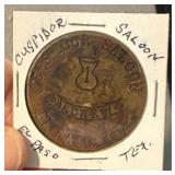 Vintage Cuspidor Saloon Token