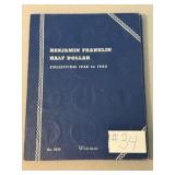 Book of 24 Franklin Silver Halves