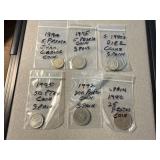 Lot of Spanish Foreign Coins