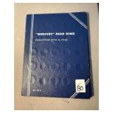 Books of 76 Mercury Silver Dimes