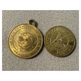 Two Vintage Tokens