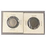 2 Liberty Head V Nickels