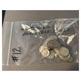 40 Roosevelt Silver Dimes