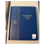 Book of 49 Roosevelt Silver Dimes