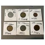 German & Swiss Foreign Coins