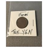 Japanese Ten Yen Coin