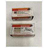 2 Winchester 22 Cal. Rifle Shell Boxes