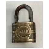 Brass 'YALE' Padlock