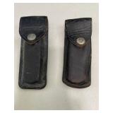 2 Buck Pocket Knife Pouches
