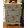 Antique Marble-Top Chest