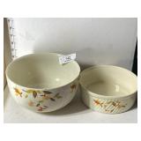 2 Hall Jewel "T" Bowls