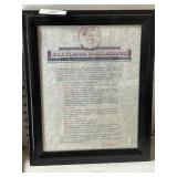 "The Pledge of Allegiance" Framed Print