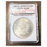 1883 O Morgan Silver Dollar