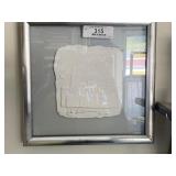 1989 John Saunders Cast Paper "Taos Pueblo" Art