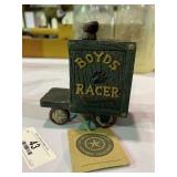 Metal Boyd's Bear Push Car