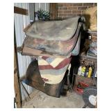 Aluminum Saddle Holder & Saddle Pads
