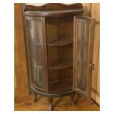 Childs Curved Glass China Cabinet