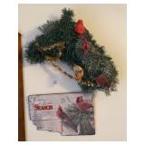Wreath & Cardinal Sign