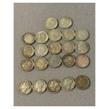 22 Silver Dimes