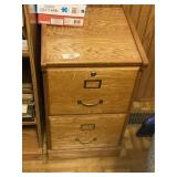 Oak File Cabinet