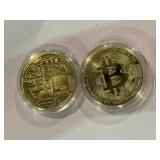 2 Gold Bit Coins