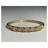 Estate Citrine Bangle Bracelet