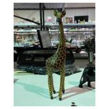 Hand Carved Wooden Giraffe