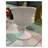 Large Milk Glass Candy Dish
