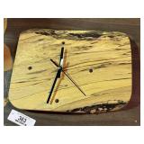 Live Edge Wall Clock