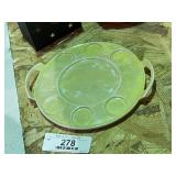 MCM Glazed Ceramic Serving Tray