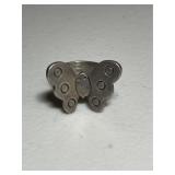 Sterling Silver Vintage Butterfly Ring