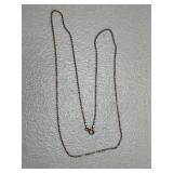 Sterling Silver Rose Gold Necklace