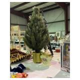 Jar, Lid & Christmas Tree