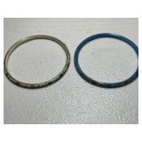 2 Vintage Cloisonne Bangle Bracelets