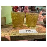 Hobnail Glass Toothpicks