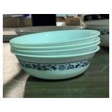 4 Piece Vintage Corelle Serving Bowls